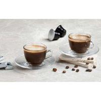 Чаша за кафе Vivalto, с чинийка, стъклена, 85 ml, 6 броя - 3