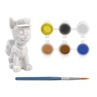 Moxy Фигурка за оцветяване Chase, с четка и 6 цвята боички - 1