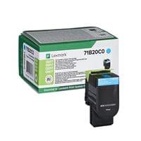 Оригинална тонер касета Lexmark 71B20C0, 2300 страници/5%, Cyan - 1 Оригинална тонер касета Lexmark 71B20C0, 2300 страници/5%, Cyan - 1