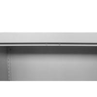Шкаф RFG, метален, с два рафта, 900 х 400 х 1300 mm, сив - 6