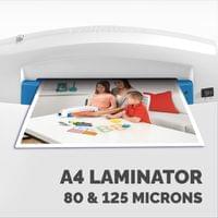 Ламинатор Fellowes Lunar+, A4, за фолио до 125 микрона, син - 3 Ламинатор Fellowes Lunar+, A4, за фолио до 125 микрона, син - 3