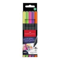 Faber-Castell Grip Тънкописец, 0.4 mm, неонов, 5 цвята - 1