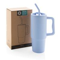 Термочаша Embrace, метална, с капак, 900 ml, светлосиня - 4