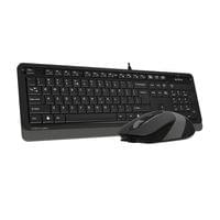 Комплект A4Tech - клавиатура и мишка Fstyler F1010S, с кабел 1.5 m, USB,... - 2