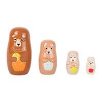 Small Foot Матрьошки Семейство мечета, дървени - 1