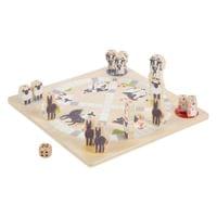 Small Foot Настолна игра Приятели 4 в 1, дървена - 5