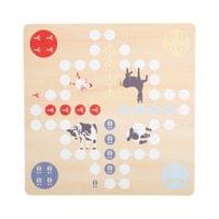 Small Foot Настолна игра Приятели 4 в 1, дървена - 7