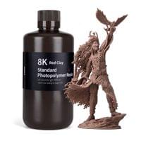 Смола за 3D принтер Elegoo Resin 8K, 1 kg, червена глина - 1