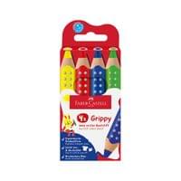Faber-Castell Молив Grippy, 4 цвята - 1