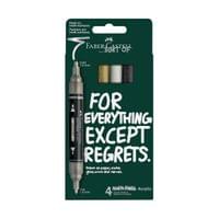 Faber-Castell Акрилен маркер Multimark Classics, 4 цвята - 1 Faber-Castell Акрилен маркер Multimark Classics, 4 цвята - 1