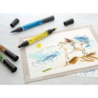 Faber-Castell Маркер Pitt Artist Dual, № 154, кобалт тюркоаз - 2 Faber-Castell Маркер Pitt Artist Dual, № 154, кобалт тюркоаз - 2