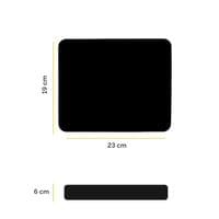 Пад за мишка Fellowes, 6 mm, черен - 2 Пад за мишка Fellowes, 6 mm, черен - 2