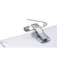 Durable Бадж Click Fold, с игла и щипка, хоризонтален, 40... - 2