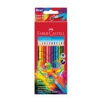 Faber-Castell Цветни моливи Triangular, 12 цвята - 1 Faber-Castell Цветни моливи Triangular, 12 цвята - 1