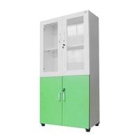 Шкаф RFG, лабораторен, 800 х 400 х 1650 mm, зелено-бял - 2