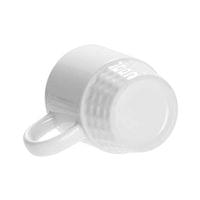BESTSUB Чаша Stacking, керамична, с дръжка, 300 ml, бяла - 3