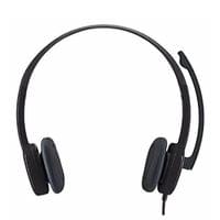 Слушалки Logitech Overhead H151, жични, черни, 3.5 mm... - 2