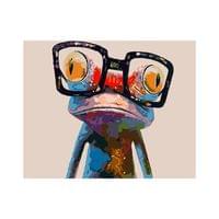 Foska Комплект рисуване по номера Хамелеон, 40 x 50 cm - 0