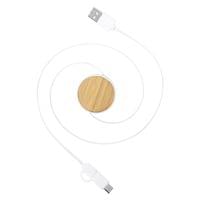Grets Еко кабел 3 в 1 USB, Lightning, micro USB и USB type C - 2
