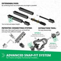 Engino Конструктор STEM Mechanics - Зъбни колела и валове - 3 Engino Конструктор STEM Mechanics - Зъбни колела и валове - 3
