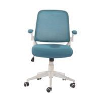 Офис стол RFG Pretty White W, дамаска и меш, Tilt механизъм, до 120 kg,... - 2