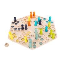 Small Foot Игра Не се сърди, човече, XXL, дървено, за шестима играчи - 1