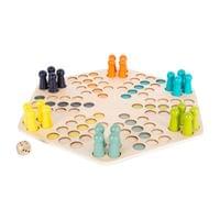 Small Foot Игра Не се сърди, човече, XXL, дървено, за шестима играчи - 2