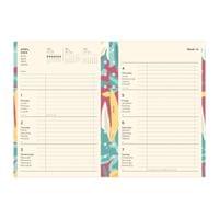 Filofax Пълнител за органайзер Floral, А5, за 2024... - 3