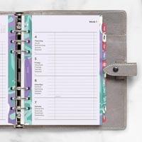 Filofax Пълнител за органайзер Floral, А5, за 2024... - 5