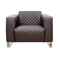 Фотьойл RFG Zelda, екокожа, кафява седалка, кафява облегалка - 1