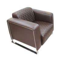 Фотьойл RFG Zelda, екокожа, кафява седалка, кафява облегалка - 2