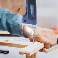 Акумулаторна отвертка Rapesco - Винтоверт Germ-Savvy, 3.6 V, синя - 2