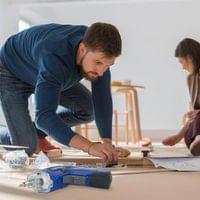 Акумулаторна отвертка Rapesco - Винтоверт Germ-Savvy, 3.6 V, синя - 3