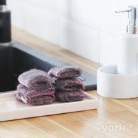 Домакинска тел за съдове York, със сапун, 6 броя - 2 Домакинска тел за съдове York, със сапун, 6 броя - 2