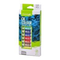 Маслени бои Standart Oil, в тубички по 12 ml, 12 цвята - 0
