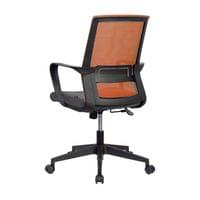 Офис стол RFG Smart W, дамаска и меш, Tilt механизъм, до 120 kg, черна... - 2