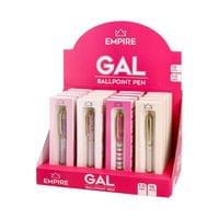 Химикалка Empire Gal, автоматична, 1.0 mm, в кутия, асорти - 3 Химикалка Empire Gal, автоматична, 1.0 mm, в кутия, асорти - 3