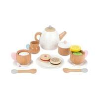Small Foot Сервиз за чай, детски, дървен, 15 части - 1 Small Foot Сервиз за чай, детски, дървен, 15 части - 1