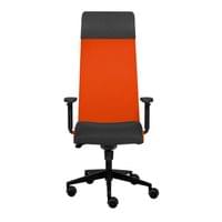 Ергономичен стол Tronhill Solium Executive, дамаска и меш, Synchronous... - 6