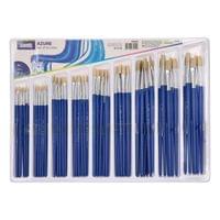Четки за рисуване Junior Azure, плоски, 96 броя в дисплей - 1