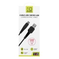 Кабел TNB micro USB/USB A, 2 m, черен - 2