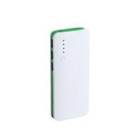 Cool Мобилна батерия Kaprin, с 3 USB порта, 10 000 mAh, бяло и зелено - 1
