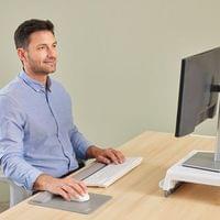 Пад за китка Fellowes Breyta, 6 х 47 cm, сив - 3 Пад за китка Fellowes Breyta, 6 х 47 cm, сив - 3