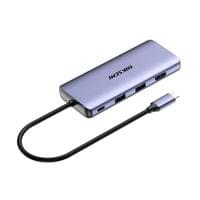 USB Хъб Hiksemi DS11, 4K, HDMI, VGA, SD, TF, USB 3.0, USB 2.0 - 2