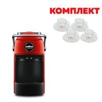 Lavazza Кафе машина A Modo Mio Jolie, червена, в комплект... - 1