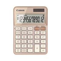 Настолен калкулатор Canon KS-125KB, 12-разряден, розово злато - 1 Настолен калкулатор Canon KS-125KB, 12-разряден, розово злато - 1