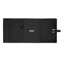 Hugo Boss Конферентна папка Double B, A5, черно-златиста - 2