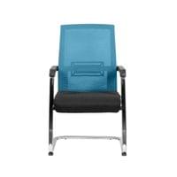 Посетителски стол RFG Roma M, дамаска и меш, метална основа, до 120 kg,... - 2