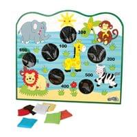 Small Foot Игра за хвърляне в цел Африка, 42 x 17 x 36 cm - 0