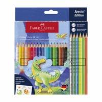 Faber-Castell Цветни моливи Grip 2001 - Динозавър, 18... - 1